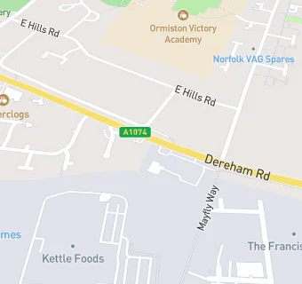 map for Asda Express Norwich - Dereham Road PFS