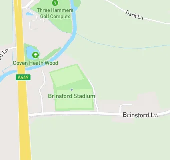 map for Wolverhampton Casuals FC