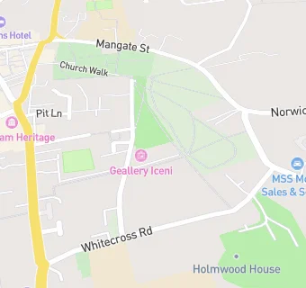 map for Swaffham Community Centre