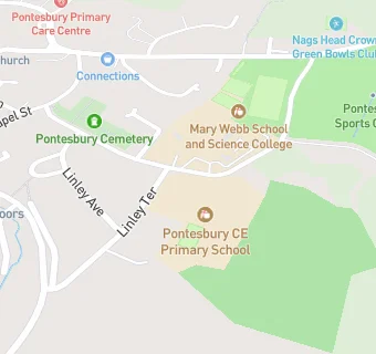 map for Dining @ Pontesbury Church Of England Primary School