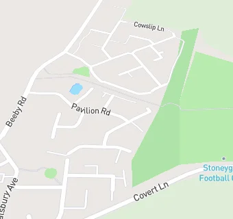 map for Crick Playing Field Pavilion