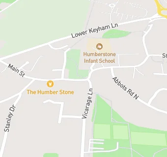 map for Humberstone Junior Academy