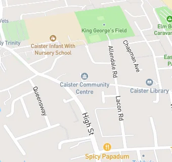 map for Caister Community Centre