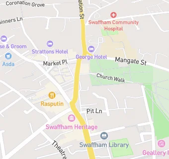 map for Starlings of Swaffham