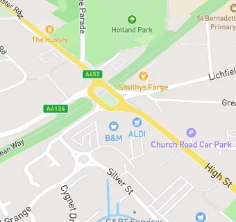 map for B & M Bargains