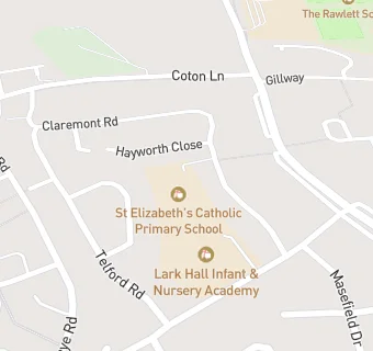 map for St Elizabeth's Catholic Primary School