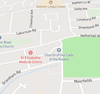 map for St Elizabeth's Medical Centre (Ja Wood)