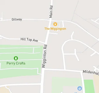 map for The Wigginton