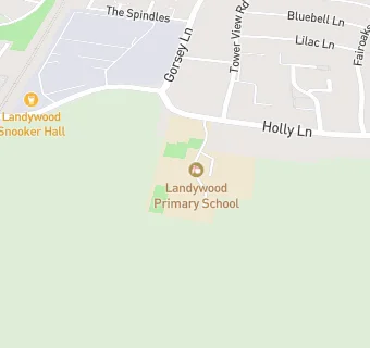 map for Landywood Primary School