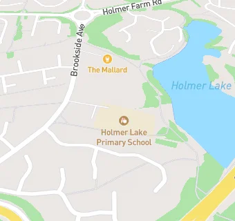 map for Holmer Lake Primary School