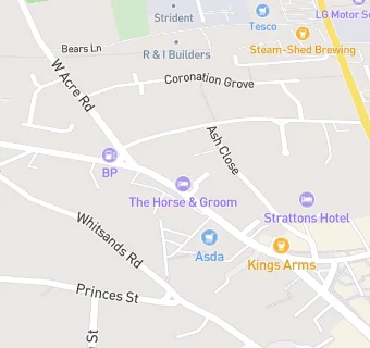 map for Horse & Groom