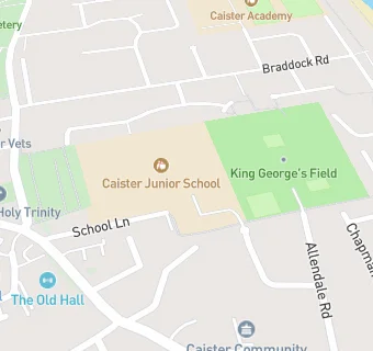 map for Caister Junior School