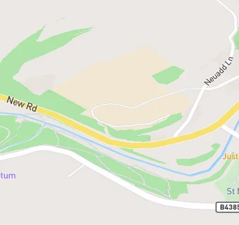 map for Ysgol Uwchradd