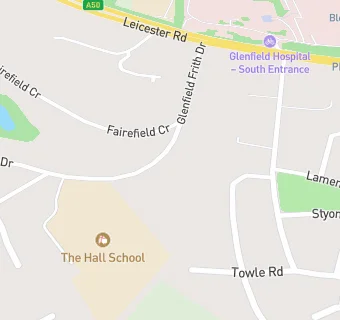 map for The Hall School