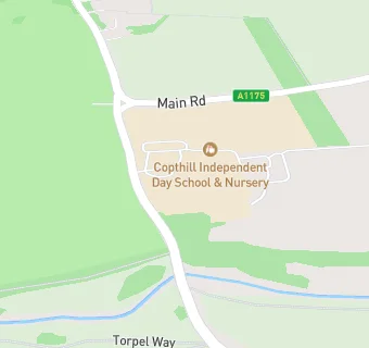 map for Copthill Independent Day School & Nursery