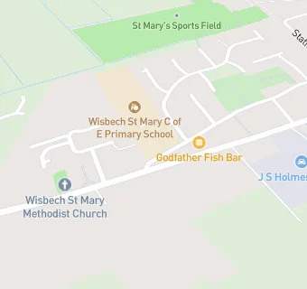 map for Wisbech St Mary CofE Academy