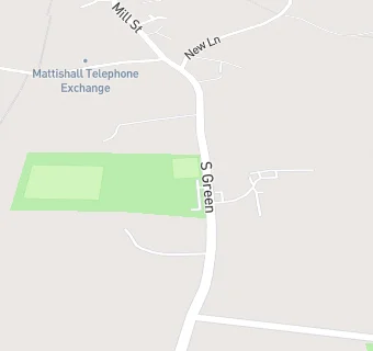 map for Mattishall Sports & Social Club