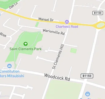 map for St Clements Nursing Home