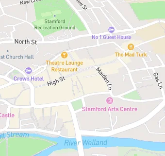 map for St George's Church Hub