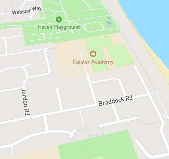 map for Caister Academy