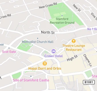 map for The Crown Hotel