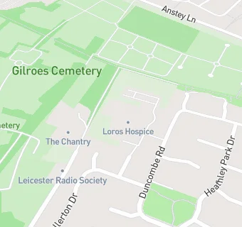 map for The Leicestershire And Rutland Hospice