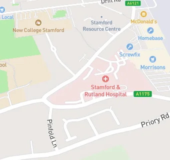 map for Mitie - Stamford & Rutland Hospital