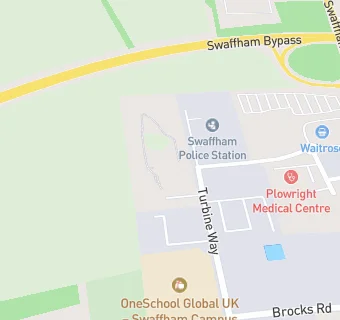 map for OneSchool Global UK - Swaffham Campus