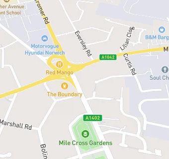 map for Boundary Fish Bar