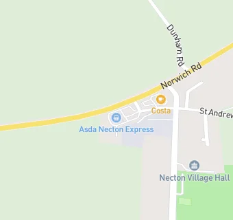 map for Asda Express Necton - Rudge Way PFS