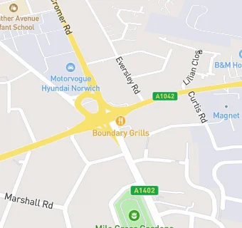 map for Boundary Grill Peri Peri Chicken