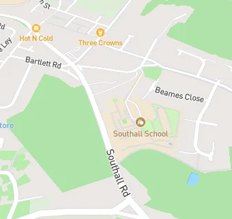 map for Southall School