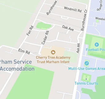 map for Cherry Tree Academy Trust Marham Infant