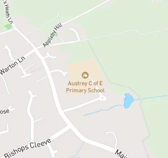 map for Austrey CofE Primary School