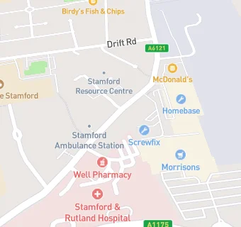 map for Stamford Day Centre