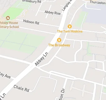 map for The Broadway