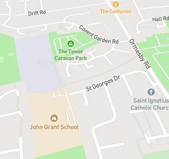 map for John Grant Sports College