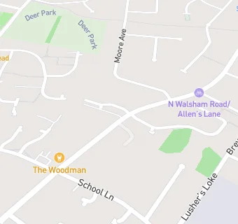 map for Woodman Public House-Wet Sales