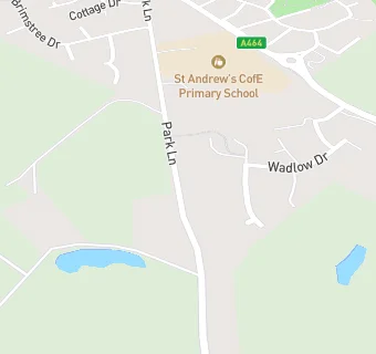 map for St Andrews C E Primary School