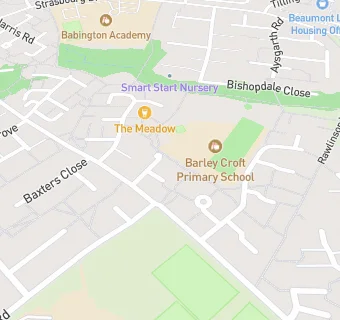 map for Barleycroft Lunch Club