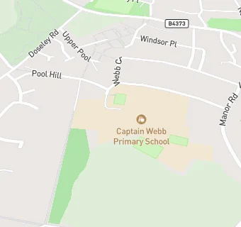 map for Captain Webb Primary School