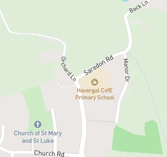 map for Havergal CofE (C) Primary School