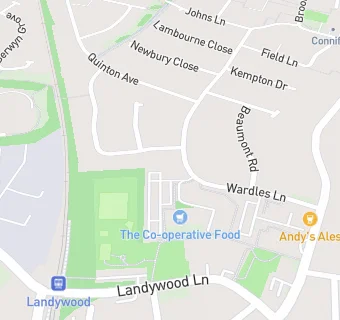 map for Southfield Way Surgery