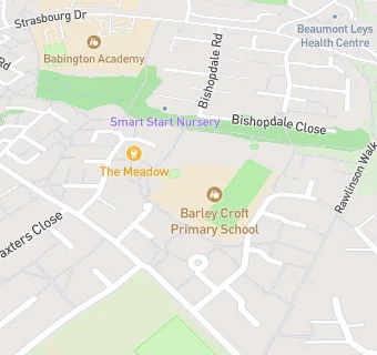 map for Barley Croft Primary School