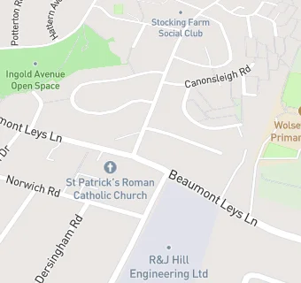 map for St Patricks Parish Centre