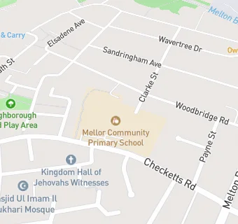 map for Mellor Community Primary School