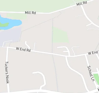 map for Maxey Village Hall