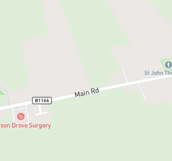 map for Parson Drove Surgery