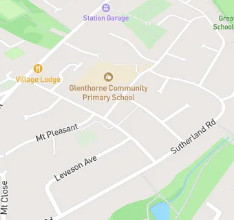 map for Glenthorne Community Primary School