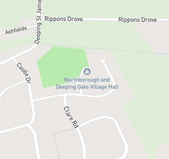 map for Northborough Community Centre